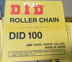 Xích tải công nghiệp DID100-1R, Made in Japan, giá cạnh tranh